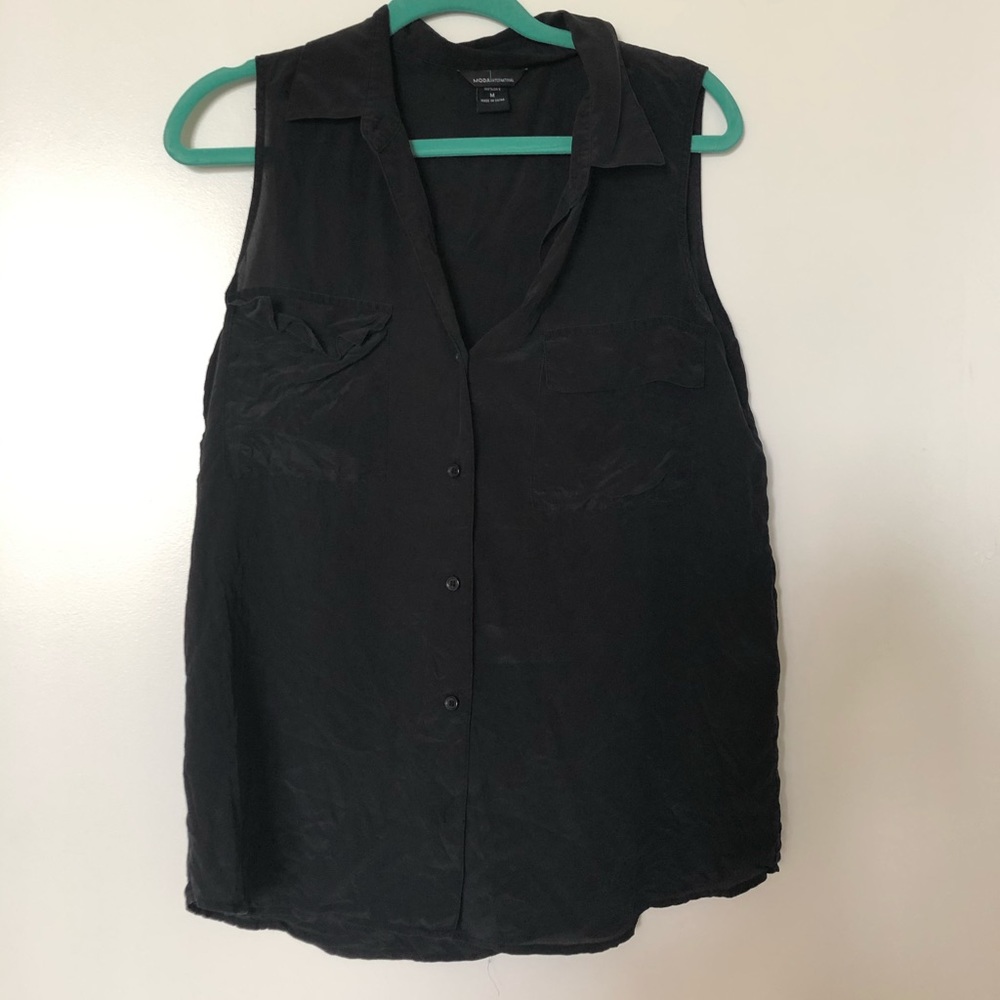 Moda international silk tunic